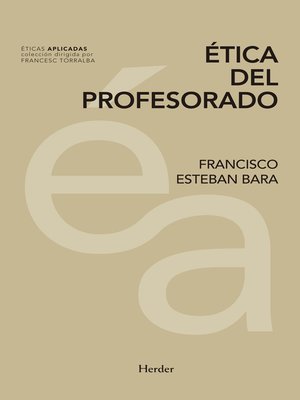 cover image of Ética del profesorado